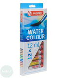 Watercolour Paint Sets - Royal Talens ART CREATION –  Watercolour Combi Set  - 12 x 12ml Tubes, Brushes & Pad