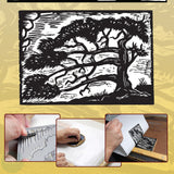 Art Instruction Book - Printing - Block Printing Techniques for Linoleum and Wood - by Robert Craig & Sandy Allison