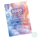Art Instruction Book - WATERCOLOUR - Colour - 3000 Color Mixing Recipes: Watercolor by Julie Collins