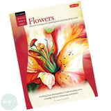 Art Instruction Book - Oils & Acrylics - Walter Foster Series - FLOWERS - By Marcia Baldwin