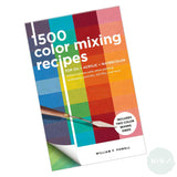 Art Instruction Book - COLOUR MIXING - 1,500 Color Mixing Recipes for Oil, Acrylic & Watercolor by William F. Powell