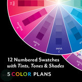 Art Instruction Book - COLOUR MIXING - Take-Along Mini Color Wheel by Joen Wolfrom