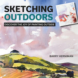 Art Instruction Books - Mixed Media - Sketching Outdoors - by Barry Herniman