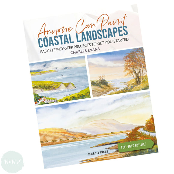 Art Instruction Book - Watercolour - Anyone Can Paint Coastal Landscapes - by Charles Evans