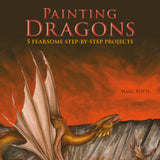 Art Instruction Book - ACRYLICS - Painting Dragons - by Mark Potts