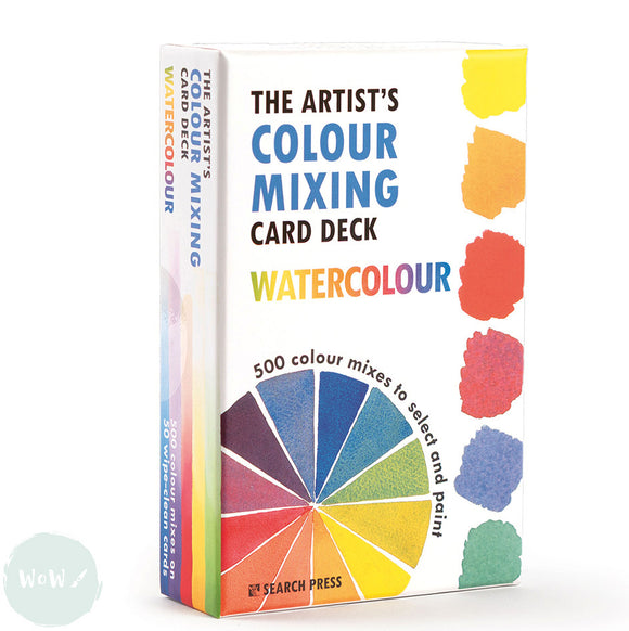 Art Instruction Book - COLOUR MIXING - The Artist's Colour Mixing Card Deck - Watercolour - by Julie Collins (Author)