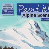Art Instruction Book - WATERCOLOUR - Paint it! - ALPINE SCENE - by Arnold Lowrey