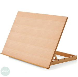 Table Easel- BAKER T - WOODEN DRAWING BOARD WORK STATION - A2+