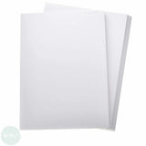COLOURED CARD - SEAWHITE - 300gsm - A4 - WHITE - 50 Sheets