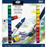 Acrylic Paint Set- ESSENTIALS - 24 x 12ml Assorted tubes