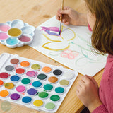 Watercolour Paint Sets - artPOP! - Watercolour Kit - 30 colours, Pad & 2 Brushes