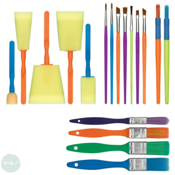 BRUSH SET - artPOP! – Craft Brushes 18 Assorted Set