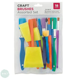 BRUSH SET - artPOP! – Craft Brushes 18 Assorted Set