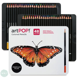 Coloured Pencil Sets - artPOP! - Premium Plus - 48 Assorted Tin