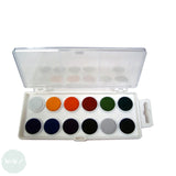 Watercolour Paint Sets - Koh-I-Noor - BRILLIANT Watercolour  - 12 Colours