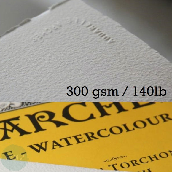 Watercolour Paper - SHEET - ARCHES AQUARELLE - SINGLE -  140lb/300gsm -  22 x 30