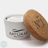 Pure Graphite - SOFT GRAPHITE PUTTY - Viarco - ARTGRAF No.1 - 450g CERAMIC JAR