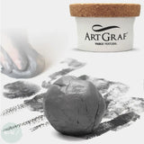 Pure Graphite - SOFT GRAPHITE PUTTY - Viarco - ARTGRAF No.1 - 450g CERAMIC JAR
