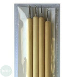 DOTTING SET - FOUR Double Ball Burnisher and Embossers