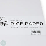 PAPER - Chinese, Sumi-e, RICE PAPER -  SHEETS 35gsm 9 x 12" PAD OF 48