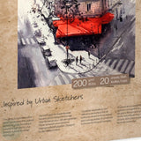 WATERCOLOUR PAPER - PAD - Hahnemuhle - Toned Paper - BEIGE /TAN - 200gsm (95lb) - 20 x 20 cm