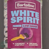 Oil Painting Solvents- Bartoline - Premium Low Odour WHITE SPIRIT 750ml