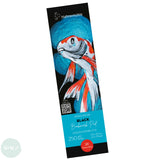 Watercolour Postcard - Hahnemuhle - BOOKMARK PAD - 250gsm - MIXED MEDIA Surface  - BLACK