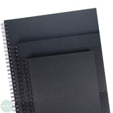 Hardback sketchbook - Spiral bound- Heavyweight 220gsm white cartridge, 30 sheets- A4 Portrait