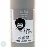 SURFACE PREPARATION – Gesso Primer – BOB ROSS - GREY - 500ml (16.9 US Fl.oz)