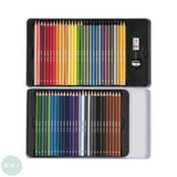 Coloured Pencil Sets - BRUYNZEEL - Super Sixties Beetle tin - 60 pieces