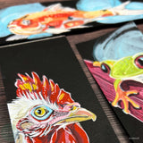 Watercolour Postcard - Hahnemuhle - BOOKMARK PAD - 250gsm - MIXED MEDIA Surface  - BLACK