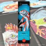 Watercolour Postcard - Hahnemuhle - BOOKMARK PAD - 250gsm - MIXED MEDIA Surface  - BLACK