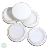 Ceramic Palette - Stack of Five Ceramic Mixing Trays &  Lid