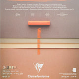 PASTEL SURFACE - Clairefontaine - PASTELGRAIN - PAD - 360gsm - 30 x 40 cm - No. 2 - ASSORTED