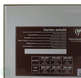 Natural Canvas Board - Clear Gesso Primed-  24 x 30 cm (approx. 10 x 12")