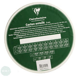 Circular WHITE PRIMED Canvas Board - CLAIREFONTAINE - 30 cm  Dia.