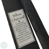 Willow Charcoal - COATES - GIANT - Approx. 530mm L x 35-40mm dia.