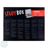 Oil Paint Set- WATER-MIXABLE - COBRA - Wooden STUDY BOX - 10 x 40ml Tubes & 7 Accessories