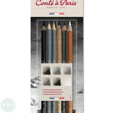 DRAWING / SKETICHING PENCILS - Conté à Paris - SKETCHING - 6 Assorted