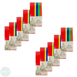 Tissue Paper - Creativity Inspired - CRAFTERS  BRIGHT ASSORTEMENT - 100 sheets (10 PACKS 10 SHEETS)