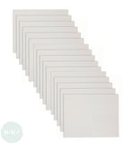 Canvas Board - White primed 100% cotton - Daler Rowney SIMPLY -  5 X 7" - FIFTEEN