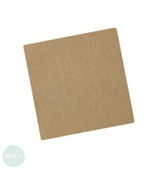 Natural Canvas Board - Clear Gesso Primed-  40 x 40 cm (approx. 16 x 16