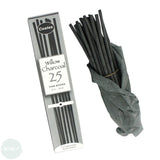 Willow Charcoal - COATES - THIN - 25 Stick box