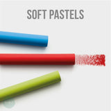 Soft Pastels Sets - Conté à Paris - Soft Round - 20 Assorted Colours.