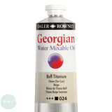 WATER-MIXABLE OIL PAINT - Daler Rowney GEORGIAN - 200ml Tube – BUFF TITANIUM