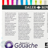 Gouache Set- Daler Rowney - AQUAFINE GOUACHE  - STARTER SET - 6 x 15ml