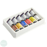 Gouache Set- Daler Rowney - AQUAFINE GOUACHE  - STARTER SET - 6 x 15ml