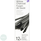 Willow Charcoal - Daler Rowney - SIMPLY - ASSORTED - 12 sticks