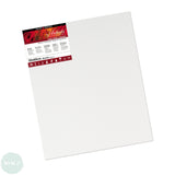 DEEP EDGE White Primed Stretched 100% Cotton Canvas – Daler Rowney -  ARTISTS 3D - 50 x 60cm (Approx. 20 x 24”)