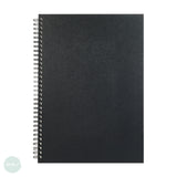 HARDBACK SKETCHBOOK - Spiral Bound - Daler Rowney - EBONY - A4 - PORTRAIT - 160gsm